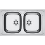 Νεροχύτης ανοξείδωτος 86x50 από inox επιφάνεια: Λεία ματ χωρίς πάγκο ένθετος 2 γούρνες, χρώμα: Χρωμέ Ανοξείδωτοι Νεροχύτης ανοξείδωτος 86x50 από inox επιφάνεια: Λεία ματ χωρίς πάγκο ένθετος 2 γούρνες, χρώμα: Χρωμέ Ανοξείδωτοι