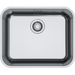 Νεροχύτης ανοξείδωτος 50x40 από inox επιφάνεια: Λεία ματ χωρίς πάγκο υποκαθήμενος, 1 γούρνα (54,1x44,1cm), χρώμα: Χρωμέ Ανοξείδωτοι