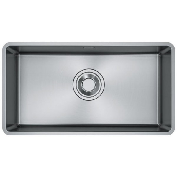 Νεροχύτης ανοξείδωτος 82x42,4 από inox επιφάνεια: Λεία ματ χωρίς πάγκο υποκαθήμενος, 1 γούρνα (86x46,4cm), χρώμα: Χρωμέ Ανοξείδωτοι