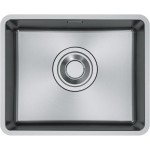 Νεροχύτης ανοξείδωτος 50x40 από inox επιφάνεια: Λεία ματ χωρίς πάγκο υποκαθήμενος, 1 γούρνα (54x44cm), χρώμα: Χρωμέ Ανοξείδωτοι