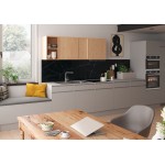 Kitchen tap Deck-mounted material: Inox with shower, color: Chrome surface: Brushed Deck-mounted