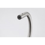 Kitchen tap Deck-mounted material: Inox with shower J - spout, color: Chrome surface: Brushed Deck-mounted