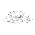 Απορροφητήρας εντοιχιζόμενος οροφής 90cm 250 W, χρώμα: Χρωμέ Απορροφητήρες οροφής Απορροφητήρας εντοιχιζόμενος οροφής 90cm 250 W, χρώμα: Χρωμέ Απορροφητήρες οροφής