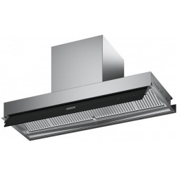 Absorber Concealed simple 90cm, style: 240 W Stainless steel/black glass, color: Chrome