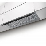 Absorber Concealed simple 90cm, style: 240 W Stainless steel/black glass, color: Chrome Build-in Cooker hoods