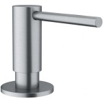 Dispenser επικαθήμενο, 350ml από inox επιφάνεια: Βουρτσισμένη, χρώμα: Χρωμέ Dispenser