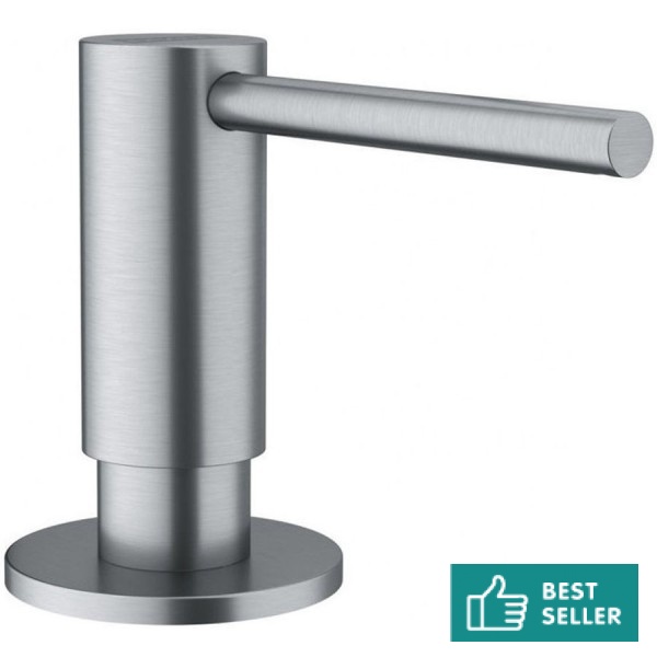 Dispenser επικαθήμενο, 350ml από inox επιφάνεια: Βουρτσισμένη, χρώμα: Χρωμέ Dispenser