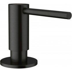 Dispenser επικαθήμενομ 350ml, Industrial black από inox επιφάνεια: Βουρτσισμένη, χρώμα: Μαύρο Dispenser