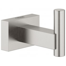 Hook Flat wall mounted material: Brass single, color: Chrome surface: Brushed Hooks