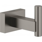 Hook Flat wall mounted material: Brass single, color: Grey surface: Brushed Hooks Hook Flat wall mounted material: Brass single, color: Grey surface: Brushed Hooks