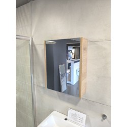 Bathroom mirror, shape: Rectangle 43x55x15 material: Wood composite, color: Wood Oak Mirrors