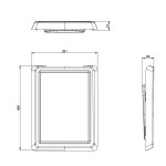 Toilet-seat, style: Wrapover, color: White Toilet seats & covers