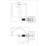 Χαρτοθήκη σκεπαστή από ορείχαλκο Finox Brushed Nickel, χρώμα: Χρωμέ επιφάνεια: Βουρτσισμένη Χαρτοθήκες