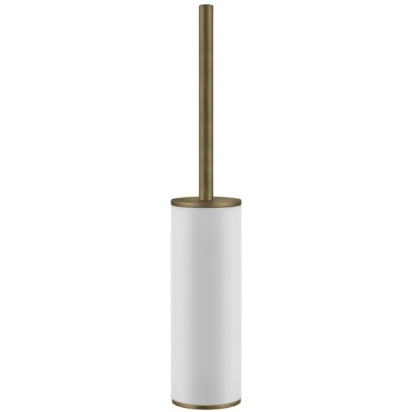 Brush (broom) Floor standing material: Brass, color: White/Bronze surface: Brushed Toilet brush holders Brush (broom) Floor standing material: Brass, color: White/Bronze surface: Brushed Toilet brush holders