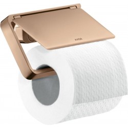 Χαρτοθήκη σκεπαστή από ορείχαλκο Polished Red Gold, χρώμα: Ροζ Χρυσό επιφάνεια: Γυαλιστερή Χαρτοθήκες
