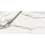 Πλακάκια δαπέδου 59,7x119,7 Ιταλίας High Glossy, 6mm, στυλ: μαρμάρου rettificato Α’ διαλογής επιφάνεια: Γυαλιστερή, απόχρωση: Λευκό/Μαύρο Πλακάκια φόντο