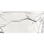 Πλακάκια δαπέδου 59,7x119,7 Ιταλίας High Glossy, 6mm, στυλ: μαρμάρου rettificato Α’ διαλογής επιφάνεια: Γυαλιστερή, απόχρωση: Λευκό/Μαύρο Πλακάκια φόντο