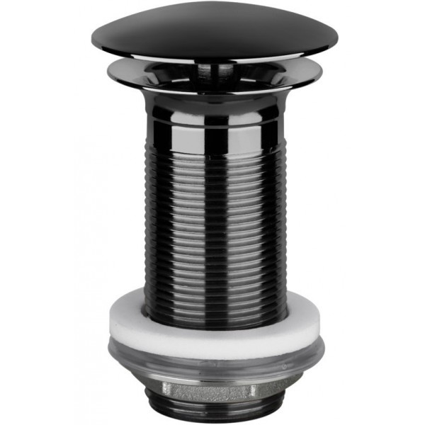 Waste Valve Without overflow material: Brass surface: Glossy, color: Black Waste overflows
