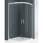 Shower enclosure Quadrant 87x87x195 6mm opening R90 (87-90), Crystal Clear, transparent crystal glass 6mm surface: Glossy, color: Chrome Quadrant Shower enclosure Quadrant 87x87x195 6mm opening R90 (87-90), Crystal Clear, transparent crystal glass 6mm surface: Glossy, color: Chrome Quadrant