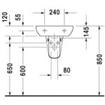 Νιπτήρας επίτοιχος 45x34x13 με υπερχείλιση με 1 γούρνα με μισή κολώνα / χωρίς κολώνα με οπή στη μέση από πορσελάνη, χρώμα: Λευκό επιφάνεια: Γυαλιστερή Επίτοιχοι Νιπτήρας επίτοιχος 45x34x13 με υπερχείλιση με 1 γούρνα με μισή κολώνα / χωρίς κολώνα με οπή στη μέση από πορσελάνη, χρώμα: Λευκό επιφάνεια: Γυαλιστερή Επίτοιχοι