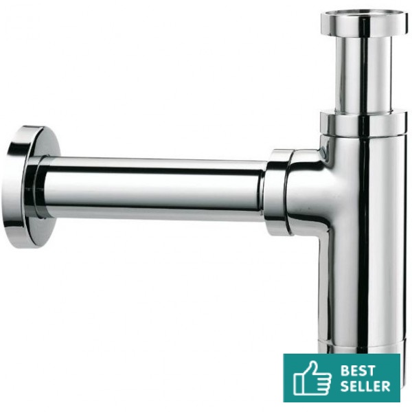 Sink siphon 1 ¼” material: Brass surface: Glossy, color: Chrome Siphons