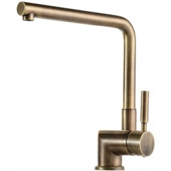Kitchen tap Window spout side material: Brass, color: Bronze surface: Brushed Window spout side