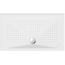 Shower tray Rectangular 120x70x4 material: Porcelain, color: White surface: Glossy Rectangular