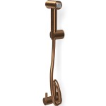 Bidet system Fixed temperature material: Brass, color: Bronze surface: Brushed Exposed bidet hand shower systems