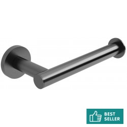 Χαρτοθήκη ανοιχτή από ορείχαλκο Gun Metal Brushed, χρώμα: Γκρι επιφάνεια: Βουρτσισμένη