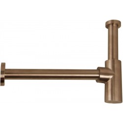 Sink siphon material: Brass surface: Brushed, color: Bronze Siphons