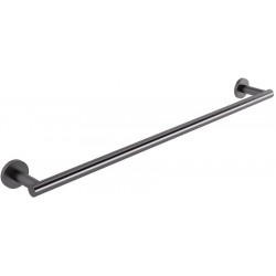 Πετσετοθήκη 60cm Gun Metal Brushed σταθερή από ορείχαλκο μονή, χρώμα: Γκρι επιφάνεια: Βουρτσισμένη Πετσετοθήκες
