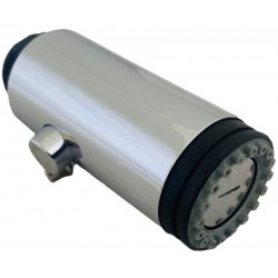 Phone battery kitchen material: Brass, color: Chrome Extractable showers