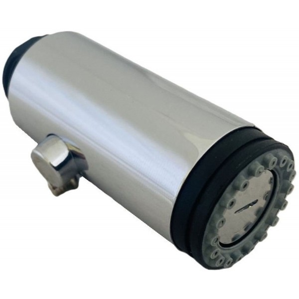 Phone battery kitchen material: Brass, color: Chrome Extractable showers