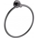 Towel ring closed material: Brass, color: Grey surface: Brushed Towel ring closed material: Brass, color: Grey surface: Brushed Towel rings