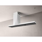 Απορροφητήρας καμινάδα κεντρική 180cm 276 W με φωτισμό Strip LED 1×7 W 3500 K Island, χρώμα: Λευκό Καμινάδες κεντρικές