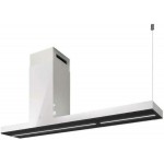 Απορροφητήρας καμινάδα κεντρική 180cm 276 W με φωτισμό Strip LED 1×7 W 3500 K Island, χρώμα: Λευκό Καμινάδες κεντρικές