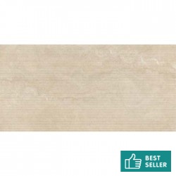 Border (listello) 59,8x119,8 Italy 1st choice rettificato Ribbed surface: Srained - Textured, hue: Beige Tile Liners (Listello)-Decore
