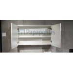 Καθρέπτης, σχήμα: Ορθογώνιο 100x55x15 από ξύλο συνθετικό με ντουλάπι, Elia, χρώμα: Ξύλο Δρυς Καθρέπτες μπάνιου