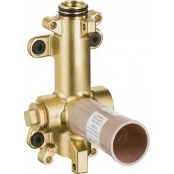 Μπαταρία ντουζιέρας εντοιχιζόμενη εσωτερικό μέρος 1 εξόδου Basic Shut-Off 120/120 Εντοιχιζόμενες εσωτερικό μέρος