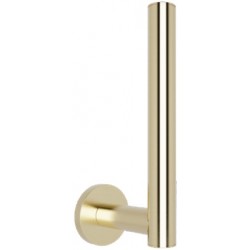 Paper holder vertical material: Brass Light Gold Gloss, color: Gold surface: Glossy Toilet paper holders