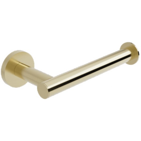 Paper holder no cover material: Brass Light Gold Gloss, color: Gold surface: Glossy Toilet paper holders Paper holder no cover material: Brass Light Gold Gloss, color: Gold surface: Glossy Toilet paper holders
