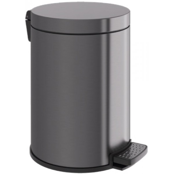 Χαρτοδοχείο Gun Metal Gloss από ορείχαλκο 6 lt επιδαπέδιος τύπος κλειστό, χρώμα: Γκρι επιφάνεια: Γυαλιστερή Χαρτοδοχεία Χαρτοδοχείο Gun Metal Gloss από ορείχαλκο 6 lt επιδαπέδιος τύπος κλειστό, χρώμα: Γκρι επιφάνεια: Γυαλιστερή Χαρτοδοχεία