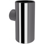 Ποτηροθήκη από ορείχαλκο επίτοιχος τύπος Gun Metal Gloss, χρώμα: Γκρι επιφάνεια: Γυαλιστερή Ποτηροθήκες