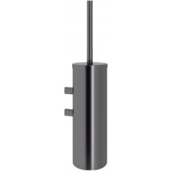 Brush (broom) material: Brass Wall-mounted, color: Grey surface: Glossy Toilet brush holders