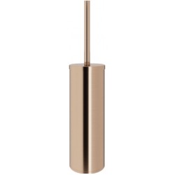 Brush (broom) Floor standing material: Brass, color: Pink Gold surface: Glossy Toilet brush holders