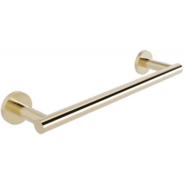 Πετσετοθήκη 29cm Light Gold Gloss σταθερή από ορείχαλκο μονή, χρώμα: Χρυσό επιφάνεια: Γυαλιστερή Πετσετοθήκες