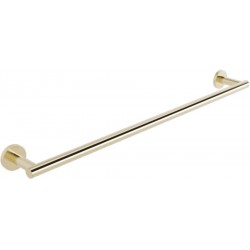 Πετσετοθήκη 60cm Light Gold Brushed σταθερή από ορείχαλκο μονή, χρώμα: Χρυσό επιφάνεια: Βουρτσισμένη Πετσετοθήκες