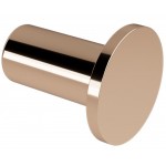 Άγκιστρο από ορείχαλκο μονό Φ2,8x3,2cm Rose Gold Gloss, χρώμα: Ροζ Χρυσό επιφάνεια: Γυαλιστερή Άγκιστρα