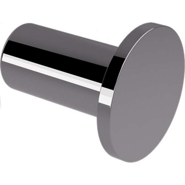 Άγκιστρο από ορείχαλκο μονό Φ2,8x3,2cm Gun Metal Gloss, χρώμα: Γκρι επιφάνεια: Γυαλιστερή Άγκιστρα