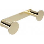 Άγκιστρο από ορείχαλκο διπλό Light Gold Brushed, χρώμα: Χρυσό επιφάνεια: Βουρτσισμένη Άγκιστρα